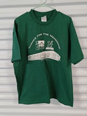 Vtg Thanks For The Memories Met Center MN North Stars Short Sleeve T-Shirt XL